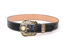 Cargar imagen en el visor de la galería, Plain Belt- #8051-8057 Longhorn Horse Crocodile Prayer Floral
