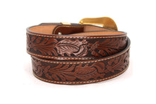 Cargar imagen en el visor de la galería, Plain Belt- #8051-8057 Longhorn Horse Crocodile Prayer Floral
