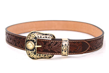 Cargar imagen en el visor de la galería, Plain Belt- #8051-8057 Longhorn Horse Crocodile Prayer Floral

