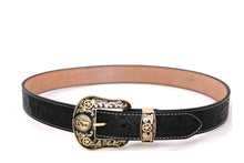 Cargar imagen en el visor de la galería, Plain Belt- #8051-8057 Longhorn Horse Crocodile Prayer Floral
