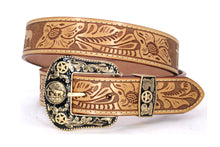 Cargar imagen en el visor de la galería, Plain Belt- #8051-8057 Longhorn Horse Crocodile Prayer Floral
