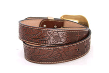Cargar imagen en el visor de la galería, Plain Belt- #8051-8057 Longhorn Horse Crocodile Prayer Floral
