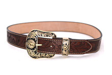 Cargar imagen en el visor de la galería, Plain Belt- #8051-8057 Longhorn Horse Crocodile Prayer Floral
