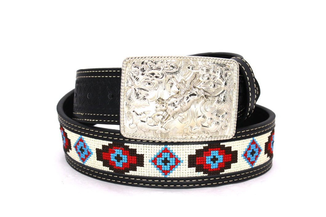 Embroidery Belt- 810 2'' Width Aztec Fabric Print