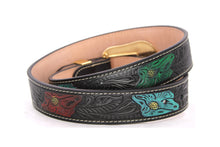 Cargar imagen en el visor de la galería, Plain Belt- #8051-8057 Longhorn Horse Crocodile Prayer Floral
