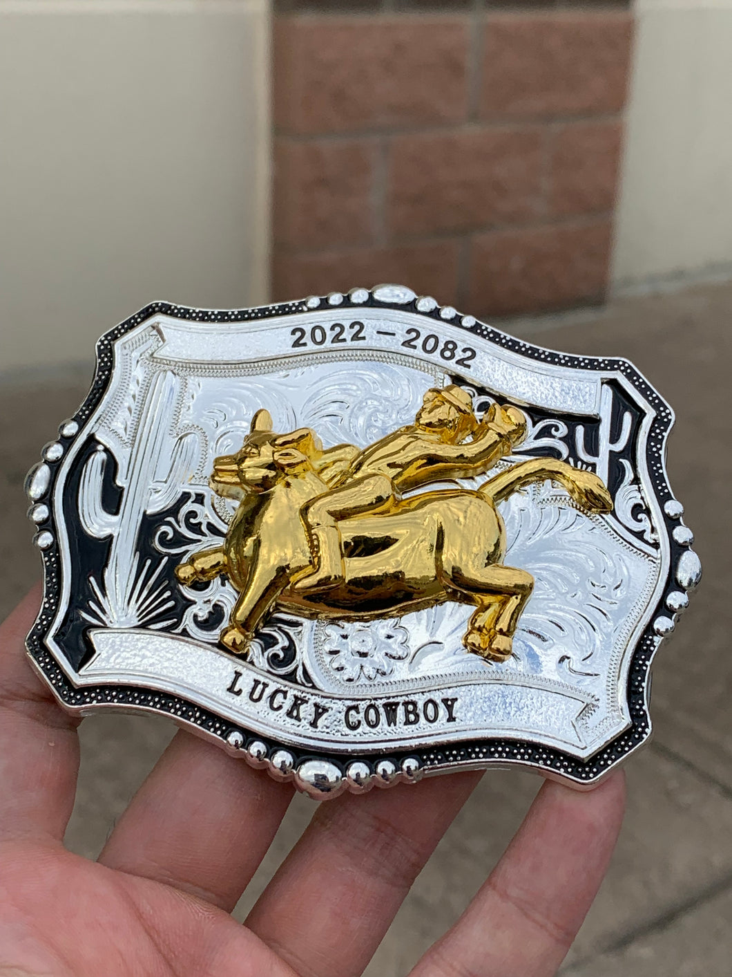 B55- Bull Rider Silver