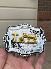 Load image into Gallery viewer, B55- Cowboy Prayer Silver
