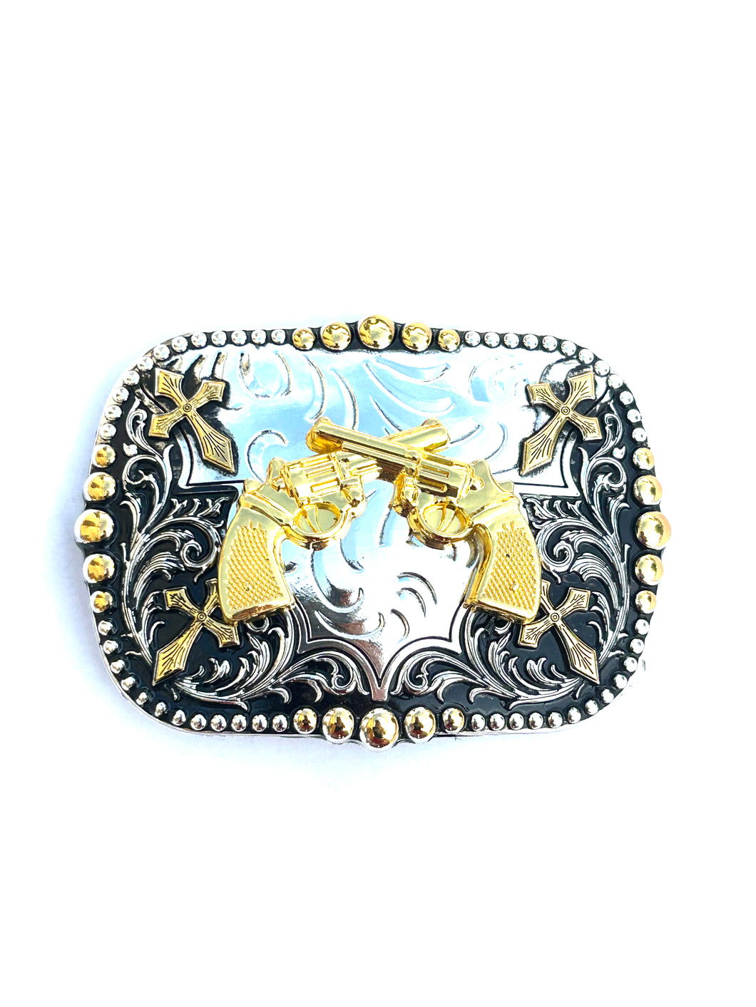 B54- Double Guns Gold&Silver