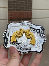 Cargar imagen en el visor de la galería, B55- Double Guns Silver
