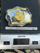 Cargar imagen en el visor de la galería, B55- Longhorn Horseshoe Gold&amp;Silver
