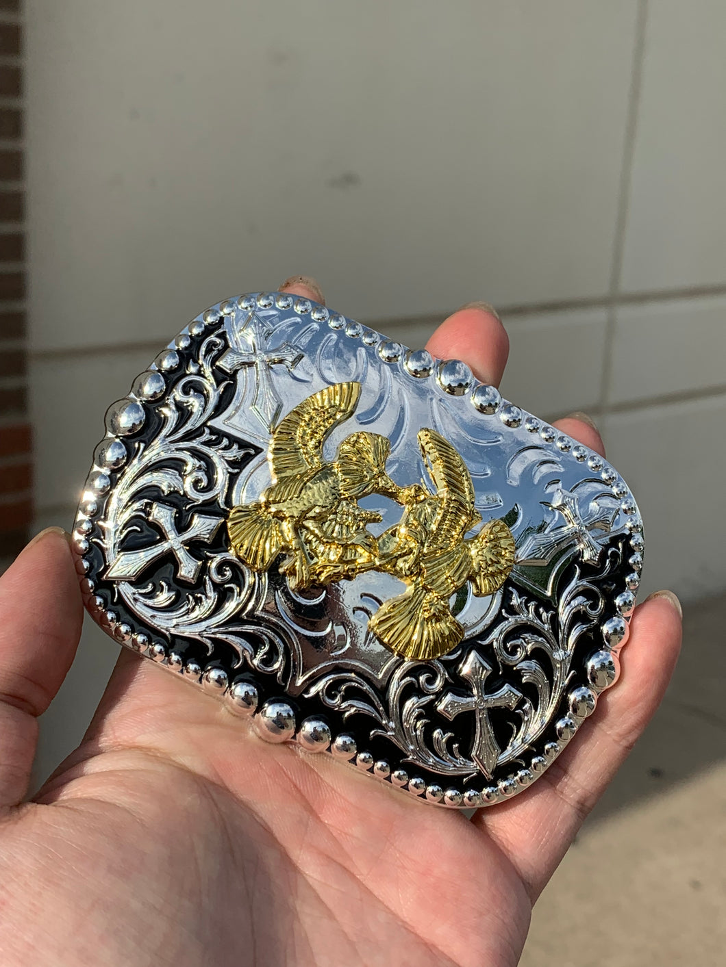 B54- Roosters Silver