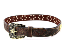 Load image into Gallery viewer, Concho Belt- #2601 Gold Berry
