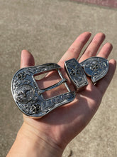 Load image into Gallery viewer, Buckle- 3p7 Bronze Brass or Chrome Silver Fits 1.5&#39;&#39;-Longhorn
