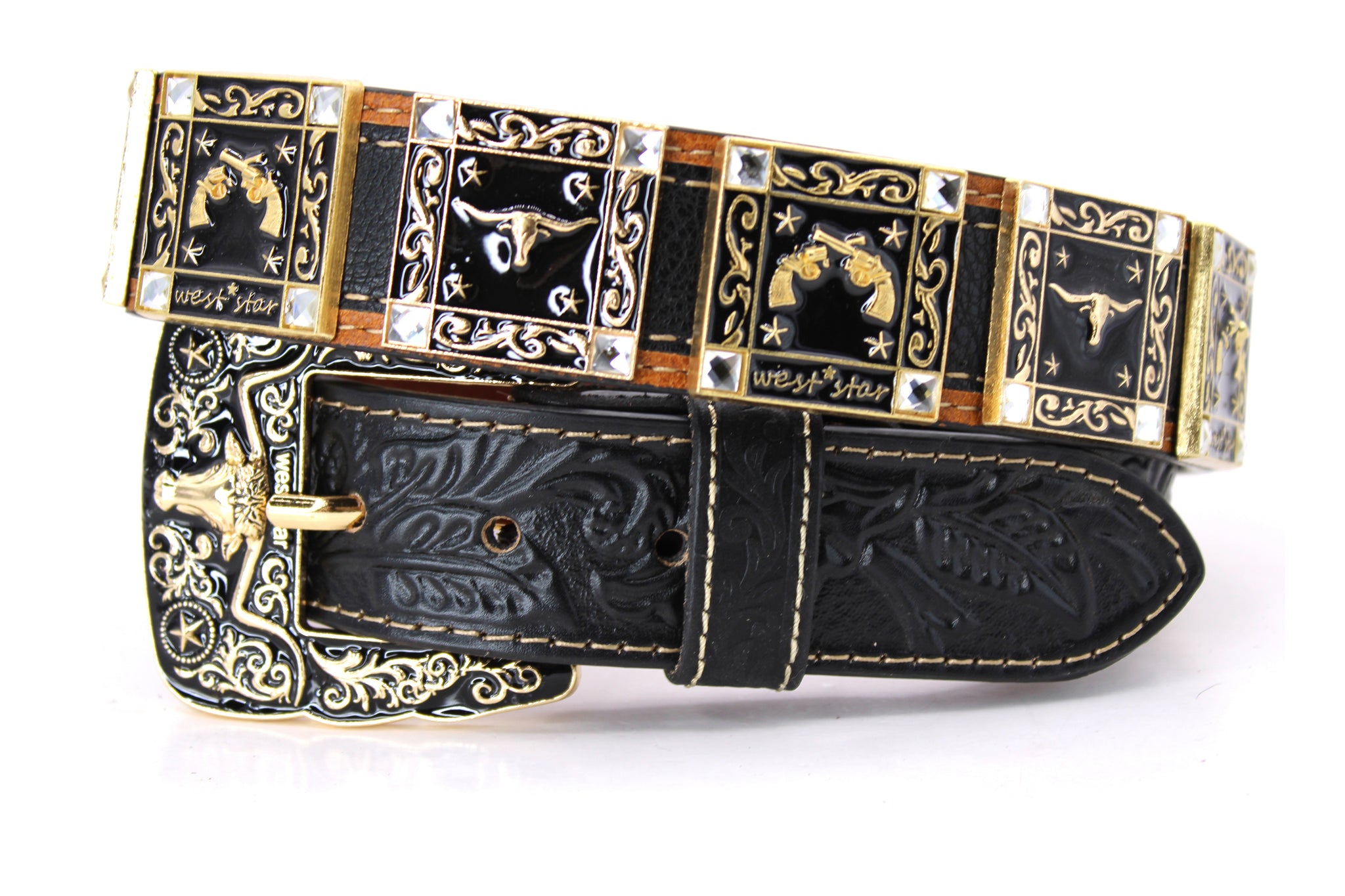 Concho Belt- #783 Double Guns – WestStarTexas - Main Image