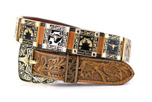 Load image into Gallery viewer, Concho Belt- #783 Double Guns
