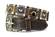 Load image into Gallery viewer, Concho Belt- #783 Double Guns
