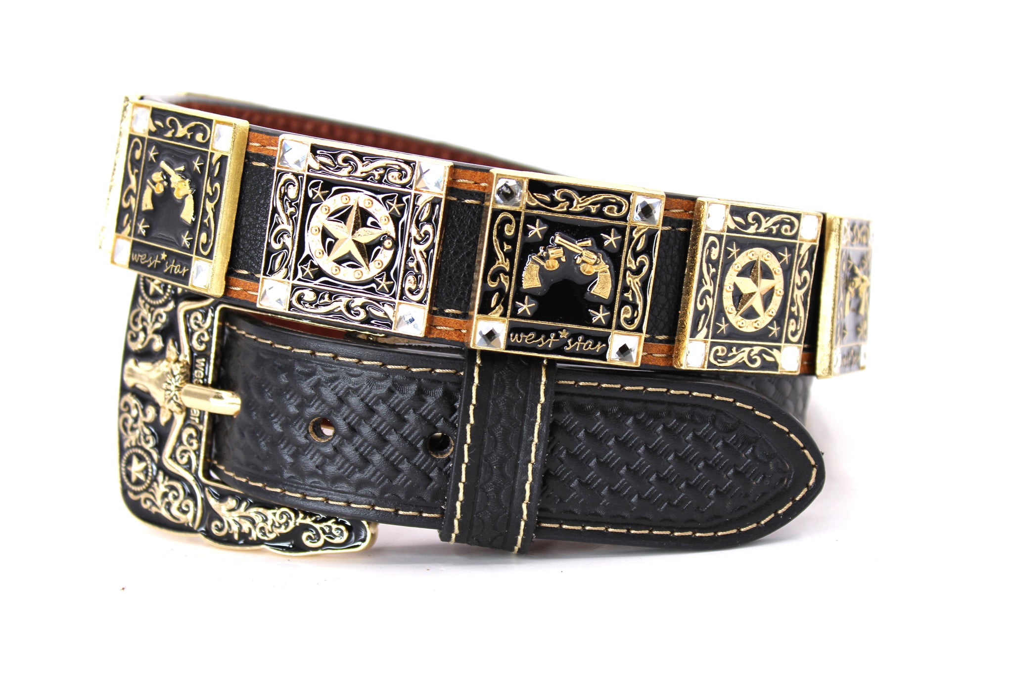 Concho Belt- #783 Double Guns – WestStarTexas