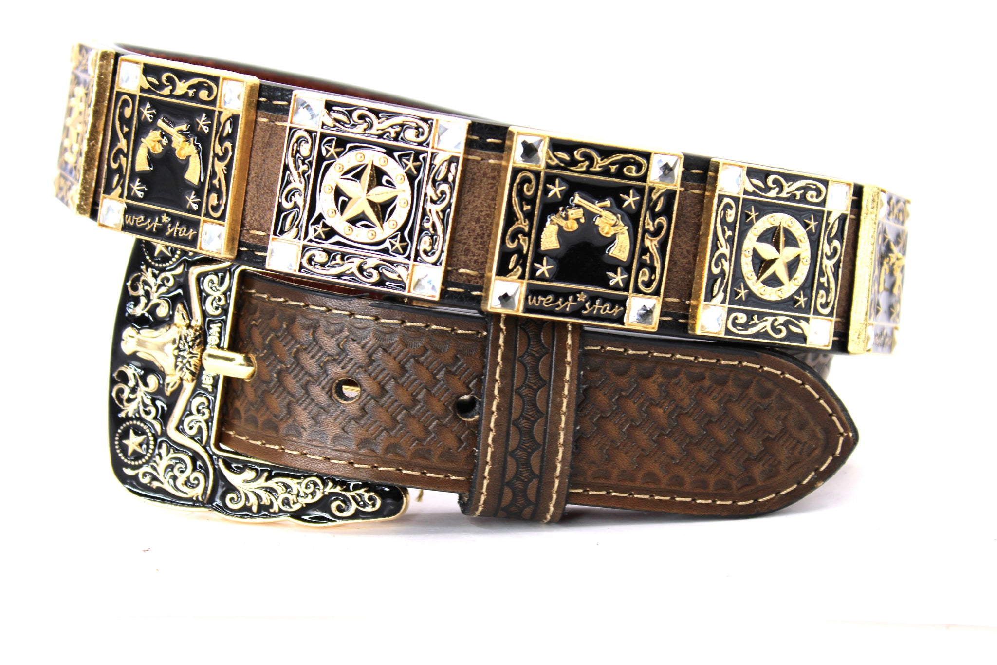 Concho Belt- #783 Double Guns – WestStarTexas