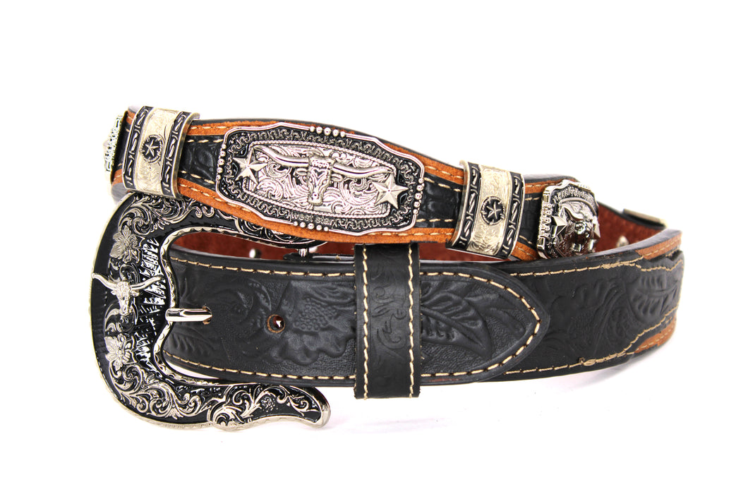 Concho Belt- #8003 (Silver) Western Concho Decoration Belt