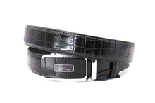 Cargar imagen en el visor de la galería, Plain Belt-  Genuine Cow Leather Belt Crocodile Pattern CG Cougar Alligator H Line Z #1

