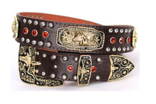 Load image into Gallery viewer, Concho Belt- #N02 Concho with Acrylic Stone -1
