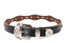 Load image into Gallery viewer, Concho Belt- #S608 Silver Western Concho Belt
