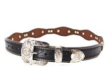 Cargar imagen en el visor de la galería, Concho Belt- #S608 Silver Western Concho Belt

